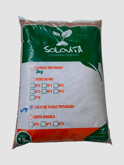 Caco de Tijolo Triturado 10kg – Solovita