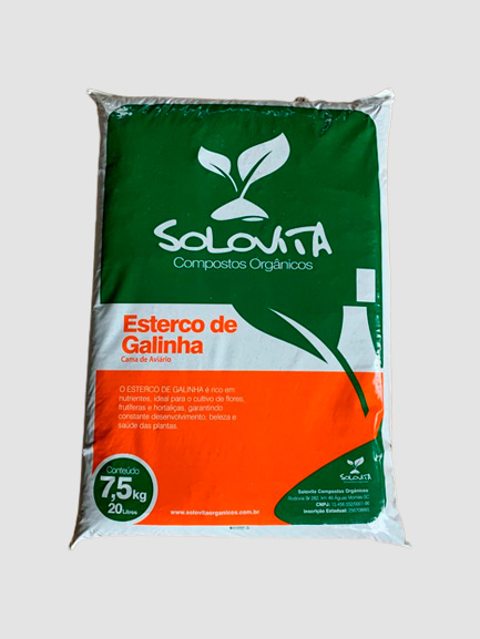 Esterco de Galinha 20L – Solovita