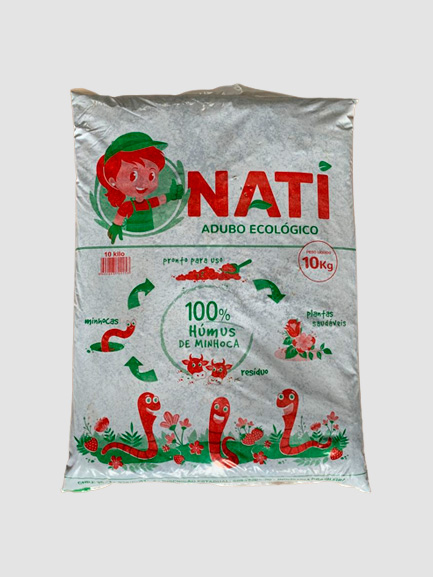 Húmus de Minhoca 10kg – NATI