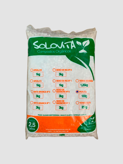 Perlita Expandida 180g (Fardo com 10 unidades) – Solovita