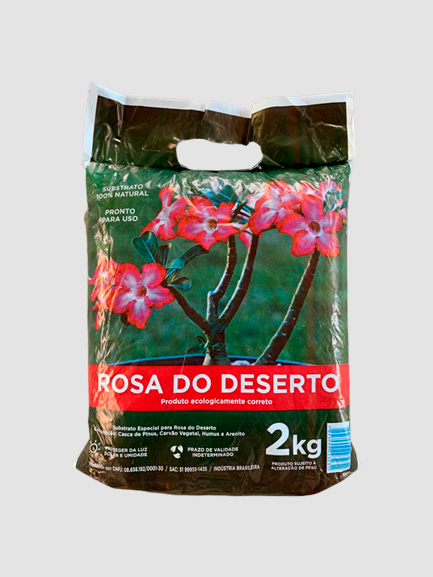 Substrato para Rosa do Deserto 2kg (Fardo com 8 unidades)